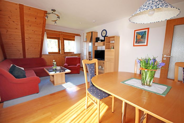 Ferienwohnung Wiesenblick - Wohnzimmer